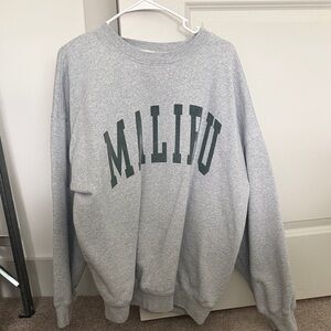 Brandy Melville Gray Malibu Sweatshirt